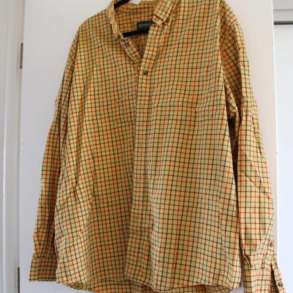Eddie Bauer Men's Long Sleeve Button Down